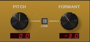 Soundtoys Little Alterboy pitch shifting & formant shifting controls
